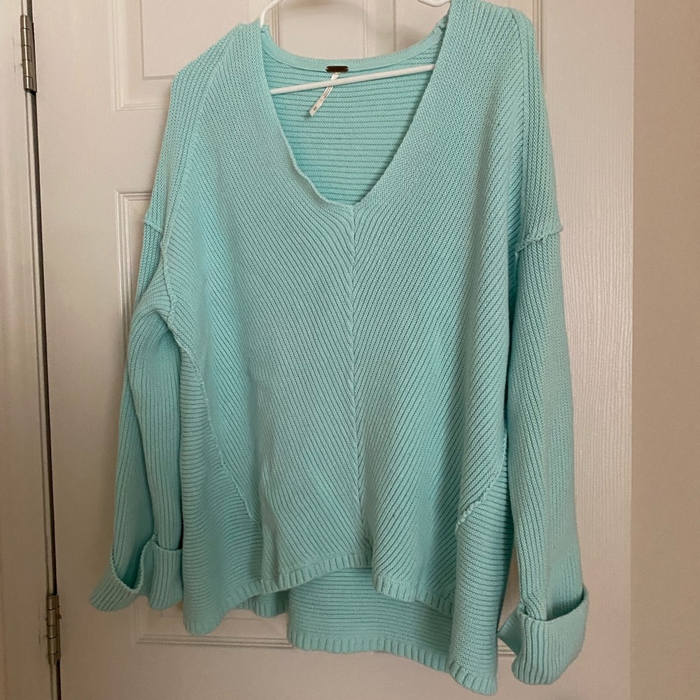Free People Spearmint Sweater Medium